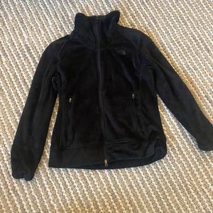 NORTH FACE black zip-up